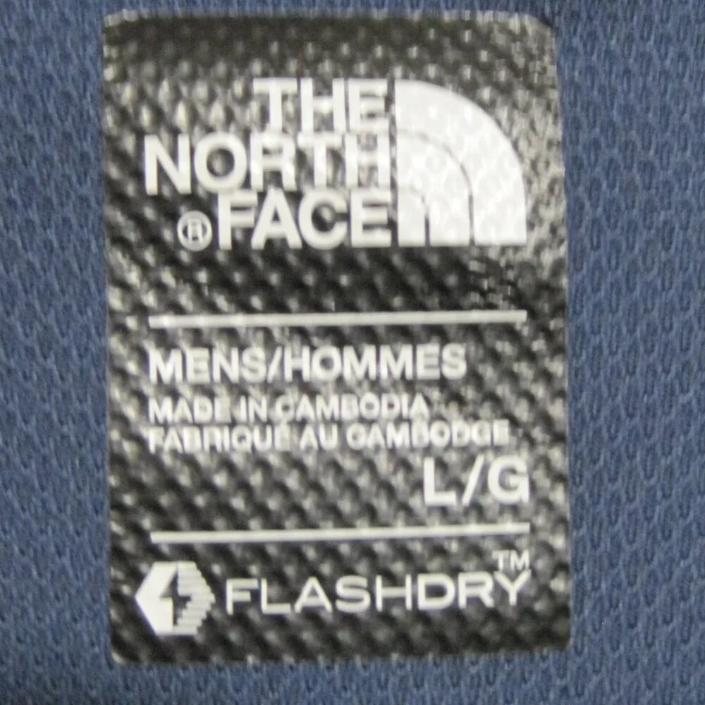 The North Face Flashdry quarter zip pull over sz L